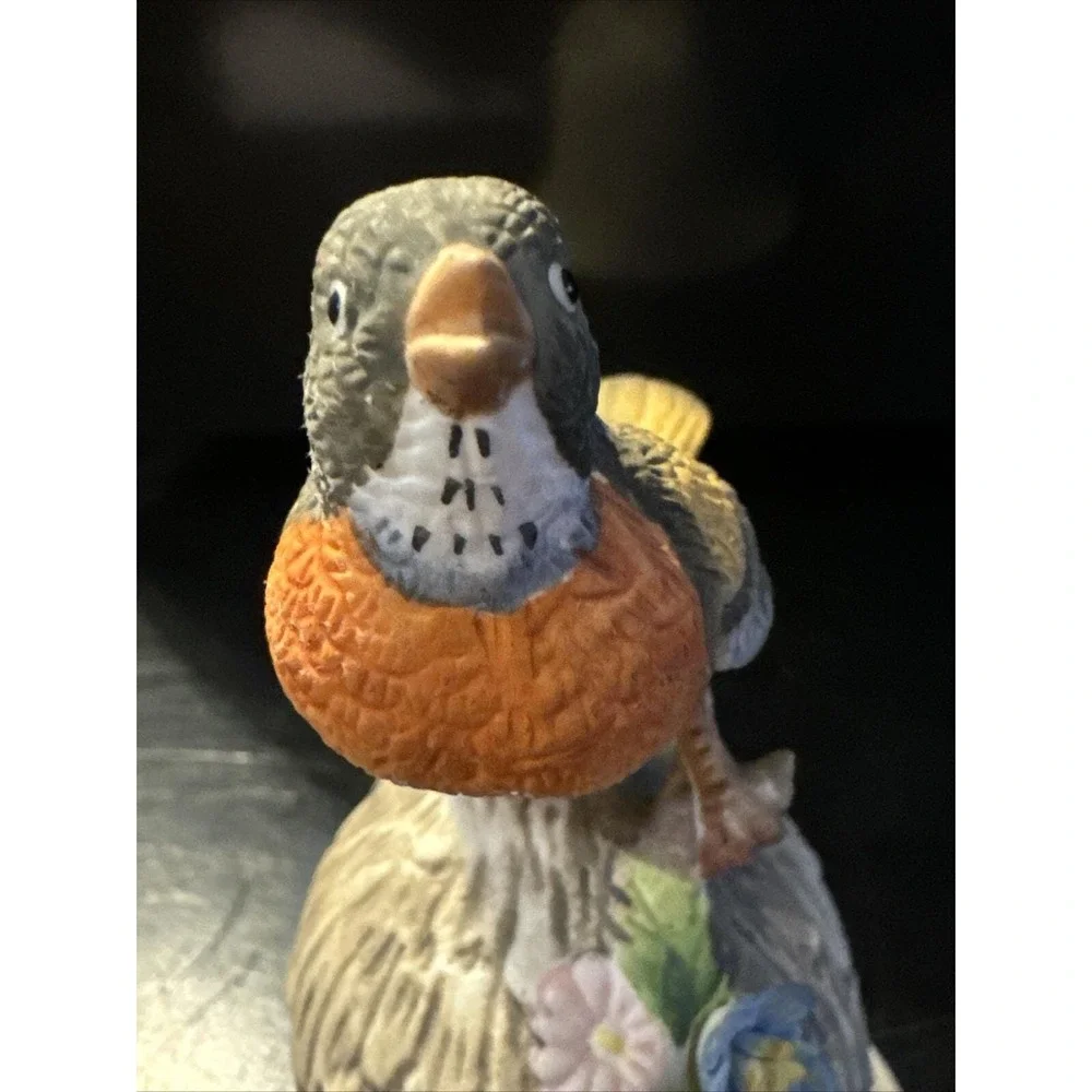 Vintage! TOWLE Fine Bone China Singing DREAM BIRD BELL approx. 4.5